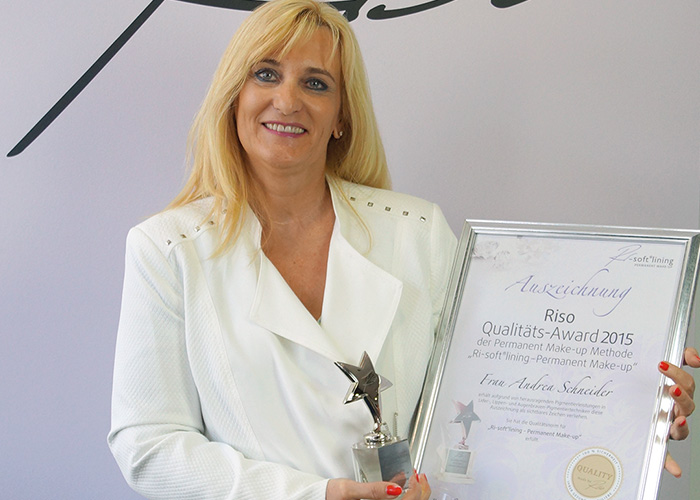 Andrea Schneider bekam den Riso--Award